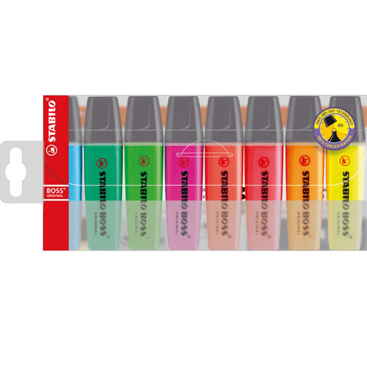 Stabilo Boss Highlighter Assorted Wallet 8
