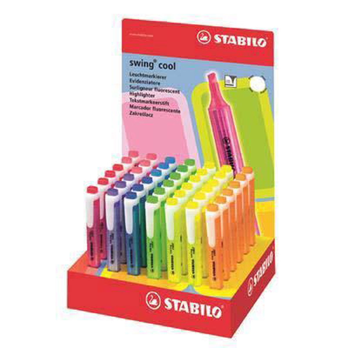 Stabilo Swing Cool Highlighter Assorted Display 42