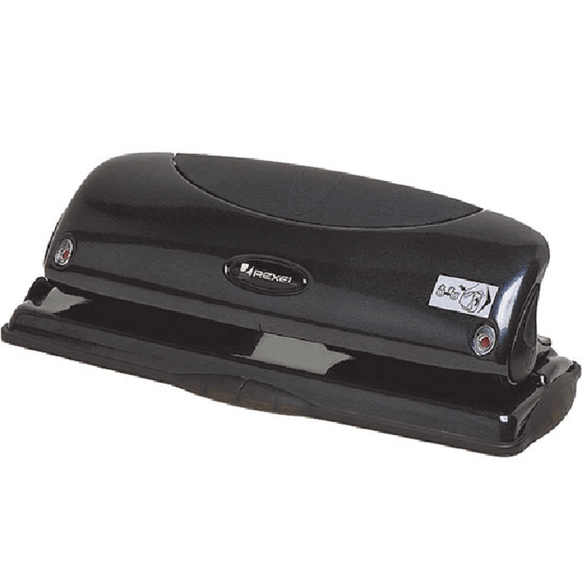 Rexel Precision P425 Punch 4 Hole Fixed 25 Sheet Black