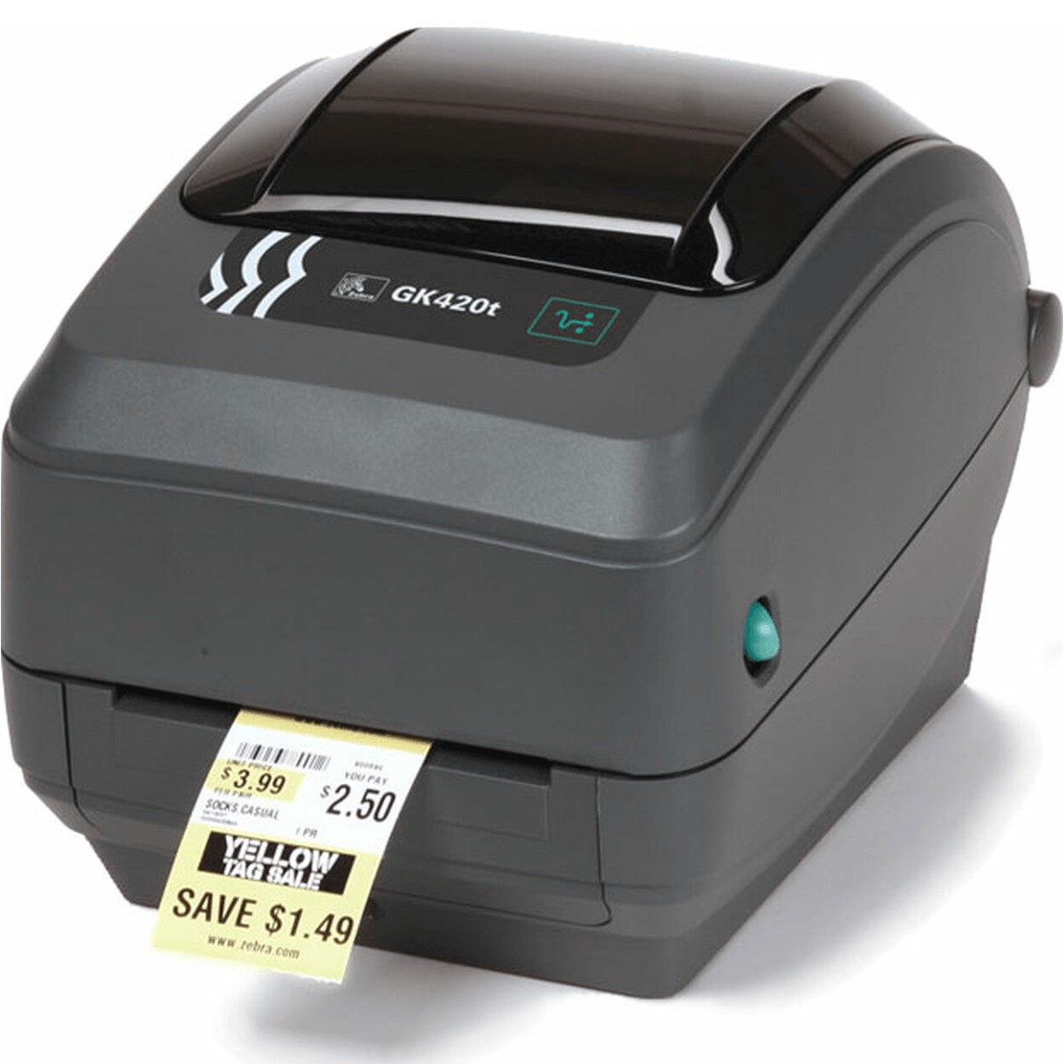 Zebra GK420T Thermal Transfer Label Printer Ethernet
