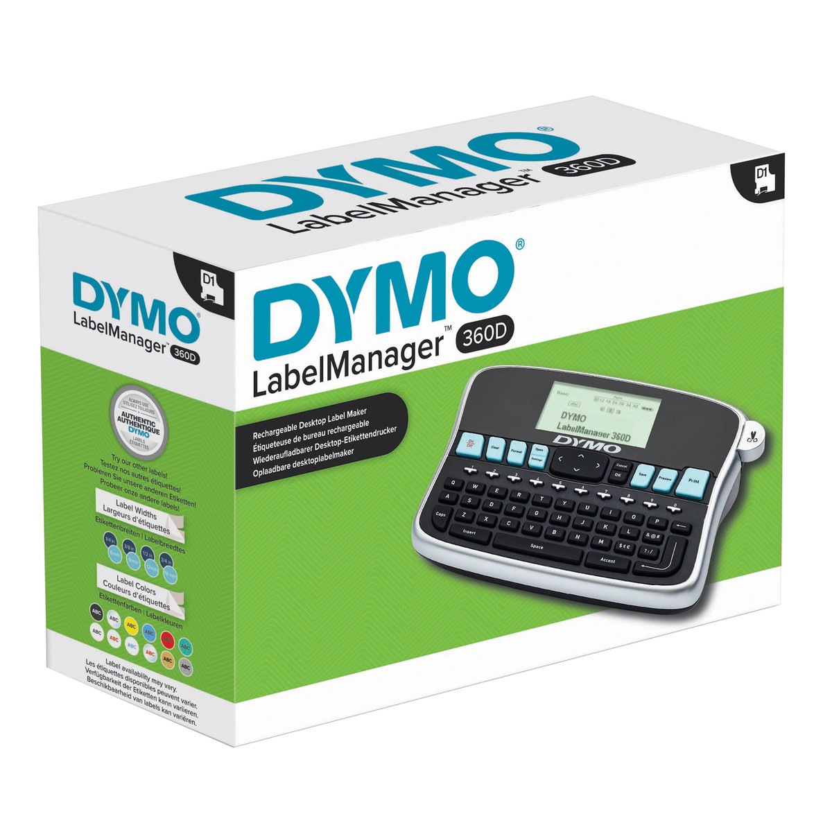 Dymo LabelManager 360D Rechargeable Desktop Labeller