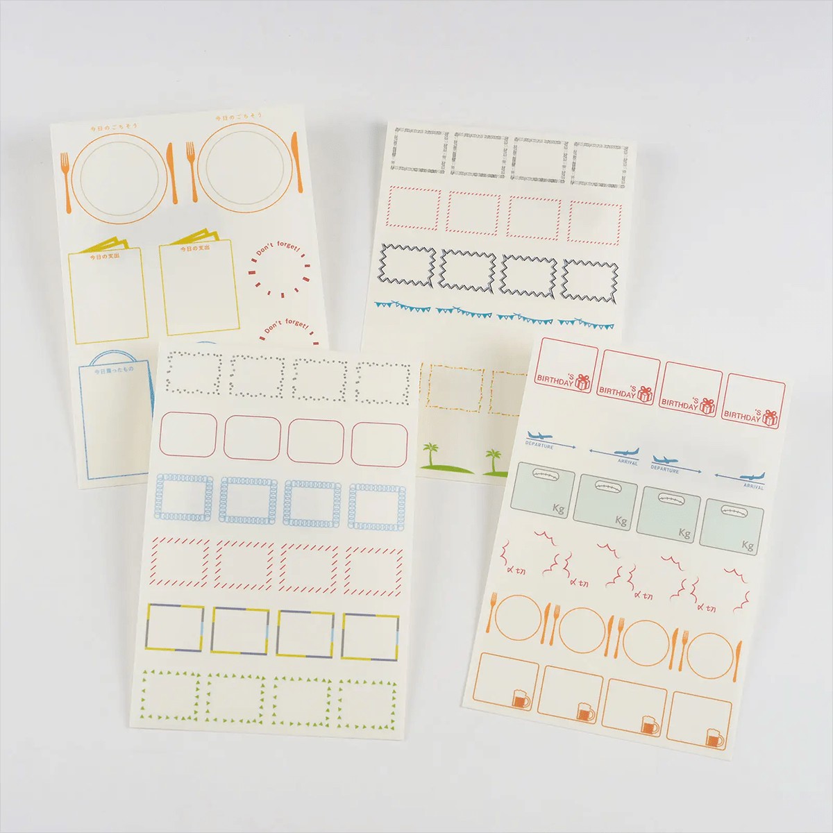 Hobonichi Frame Stickers