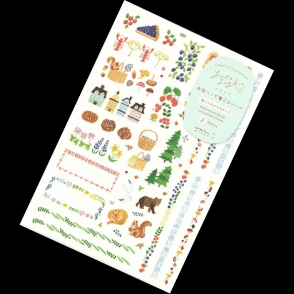 Midori Sticker Sheet – Yuru Log Feeling