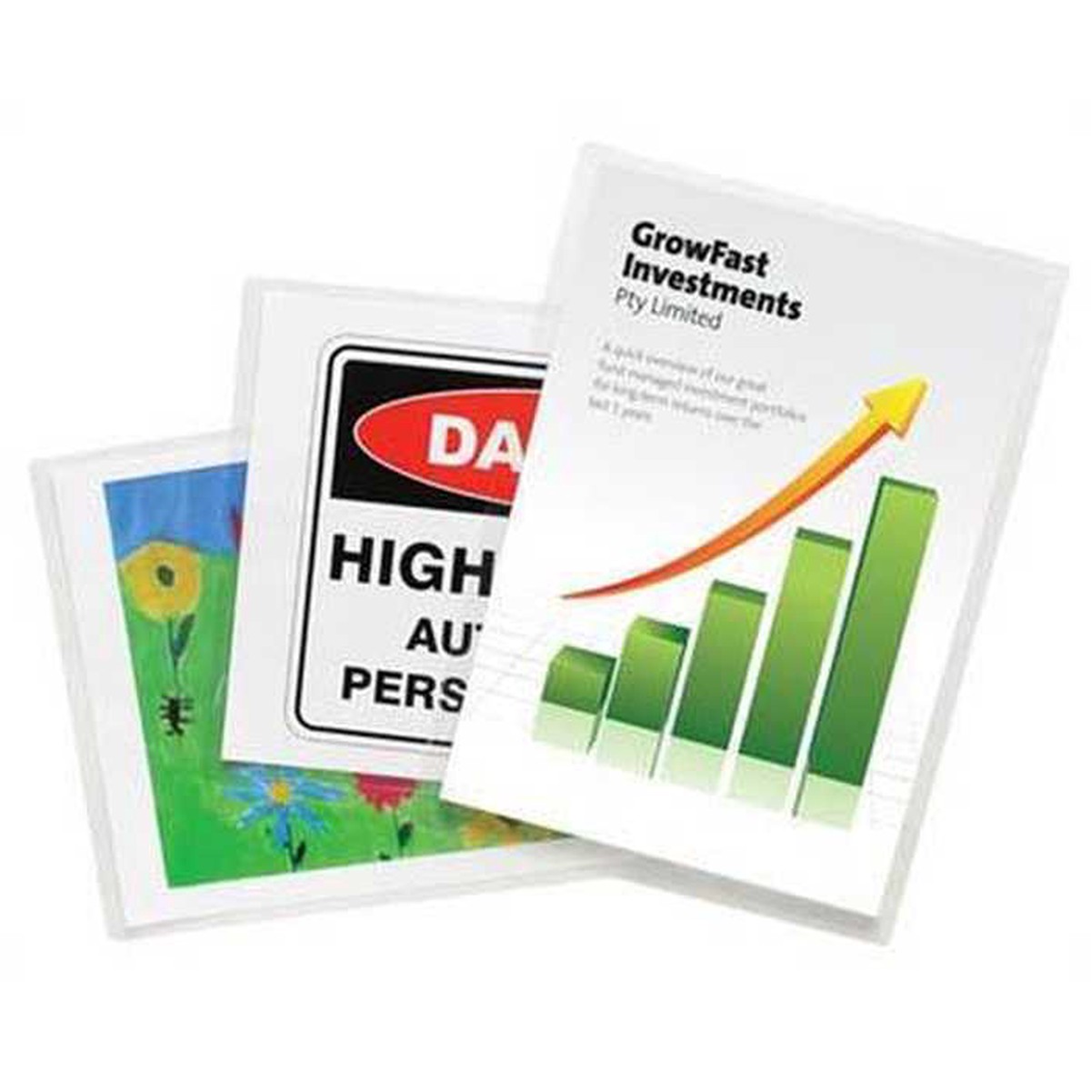 Rexel Laminating Pouch 125 Micron A4 Clear Pack 25