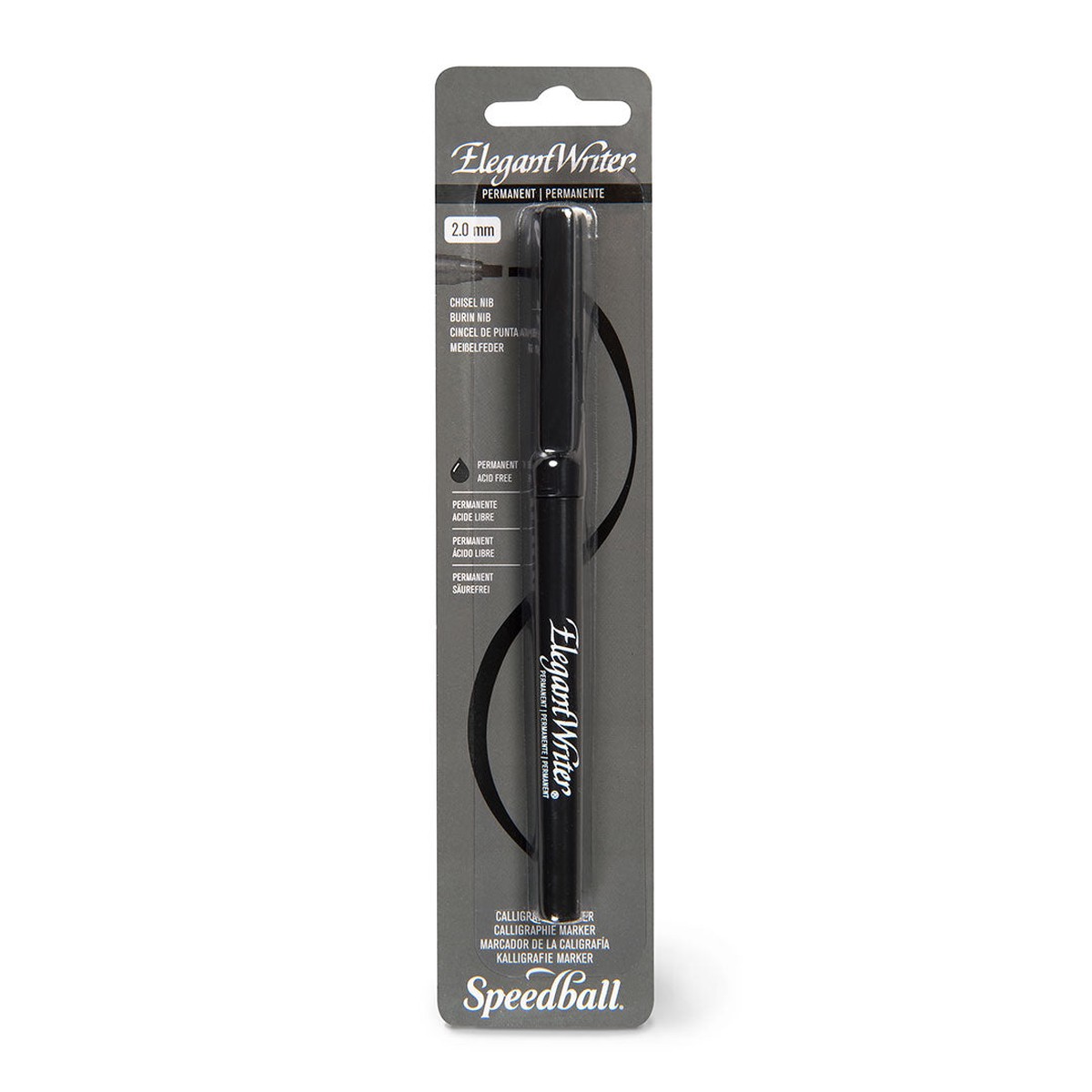 Speedball Elegant Writer Calligraphy Permanent Marker Black