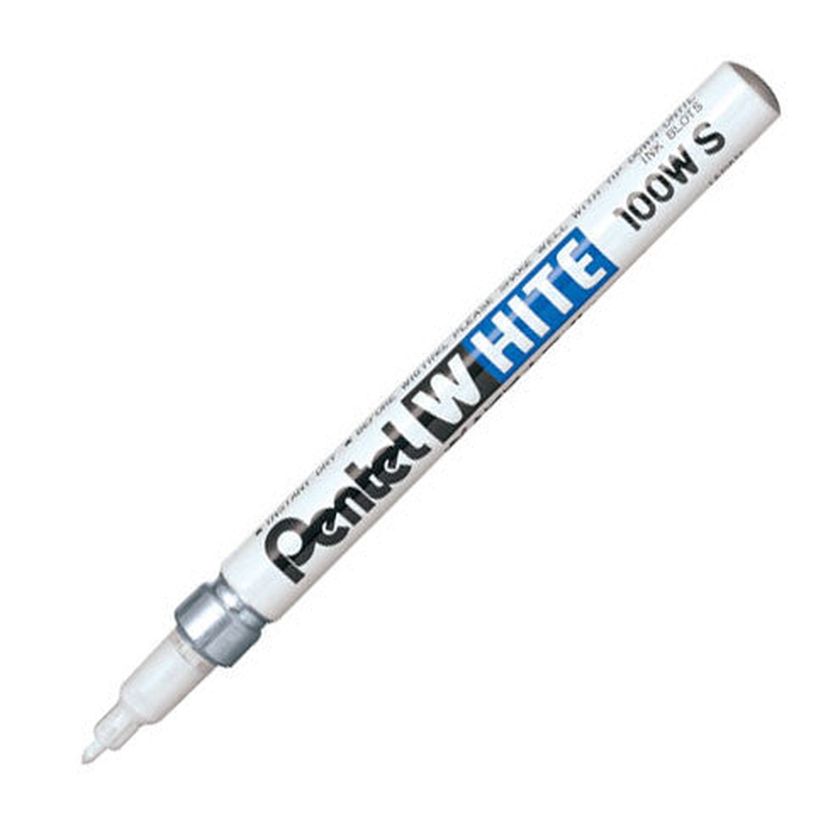 Pentel White Marker Pen Fine 100WS