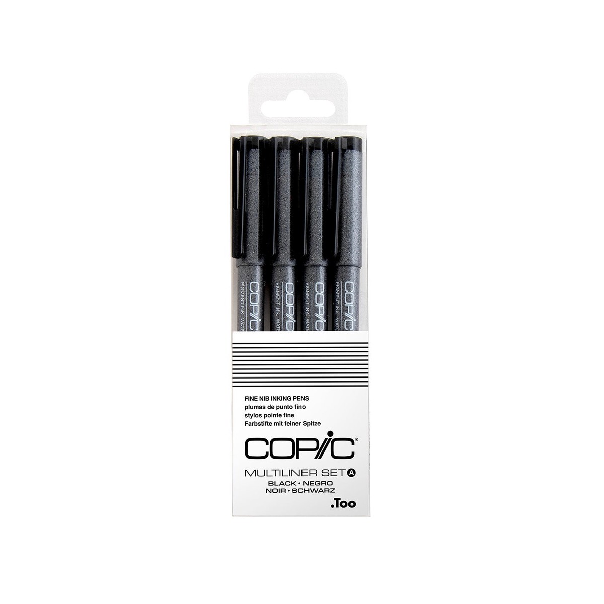 Copic Multiliner Set 4 Piece Black A