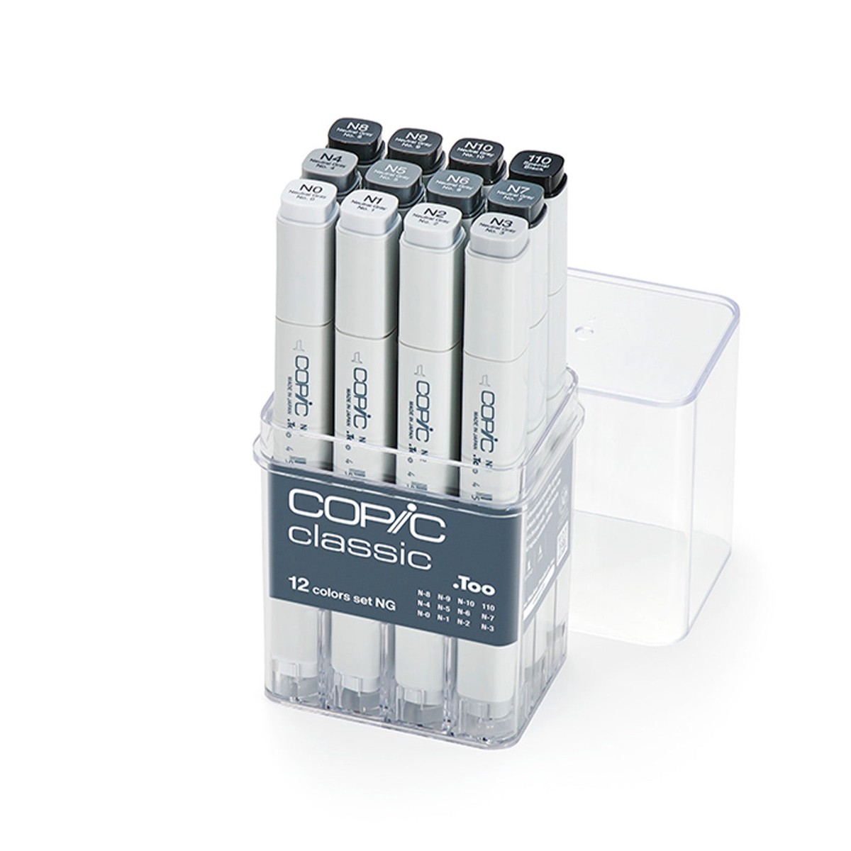 Copic Classic Marker Set 12 Piece Neutral Grey