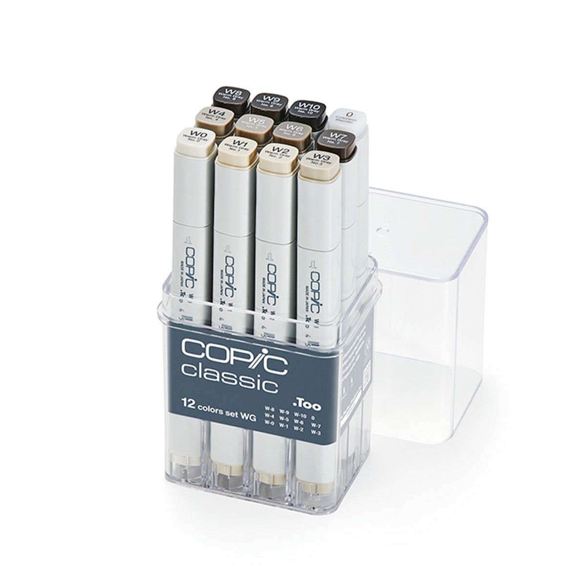 Copic Classic Marker Set 12 Piece Warm Grey