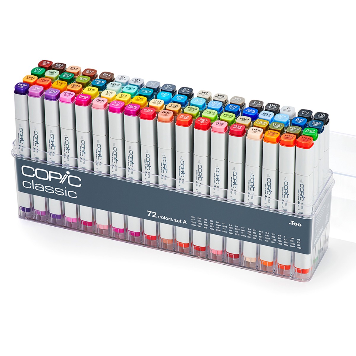 Copic Classic Marker Set 72 Piece A