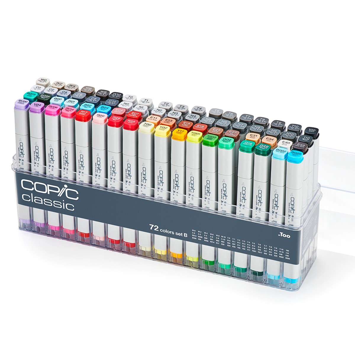 Copic Classic Marker Set 72 Piece B