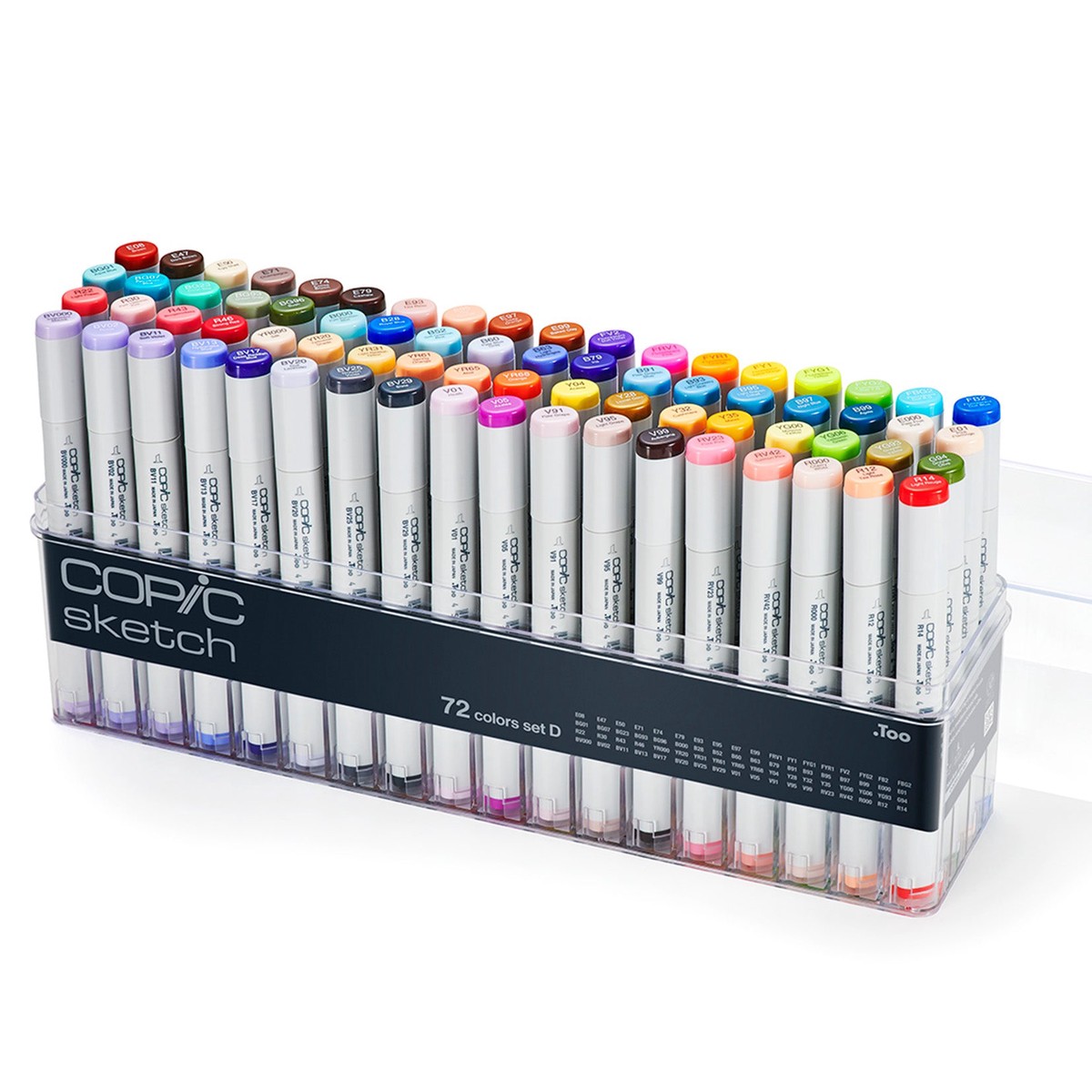 Copic Sketch Marker Set 72 Piece D