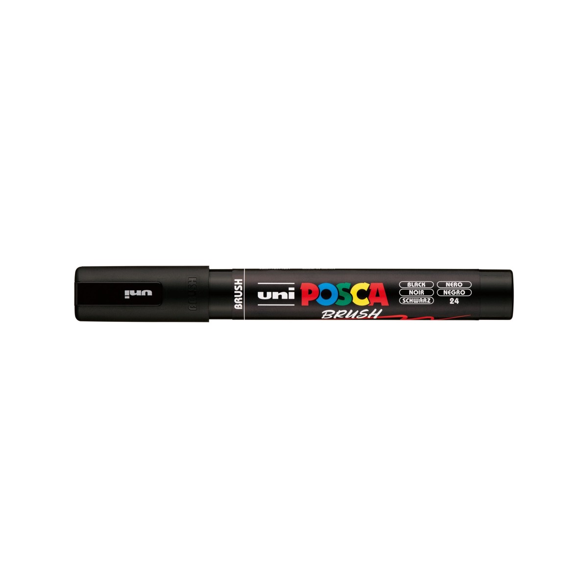 POSCA PC-5BR Paint Marker Medium Brush Tip Black