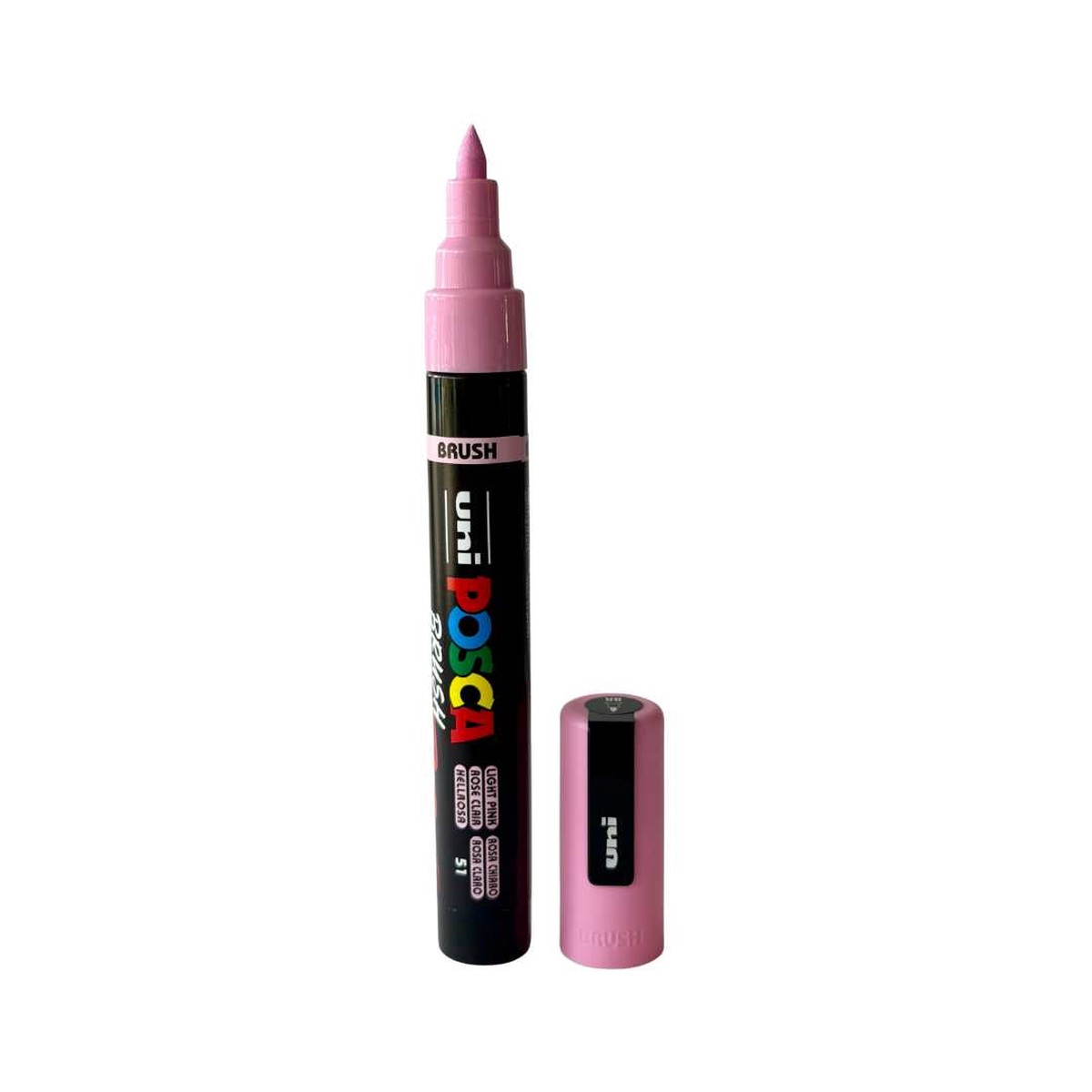 POSCA PC-5BR Paint Marker Medium Brush Tip Light Pink