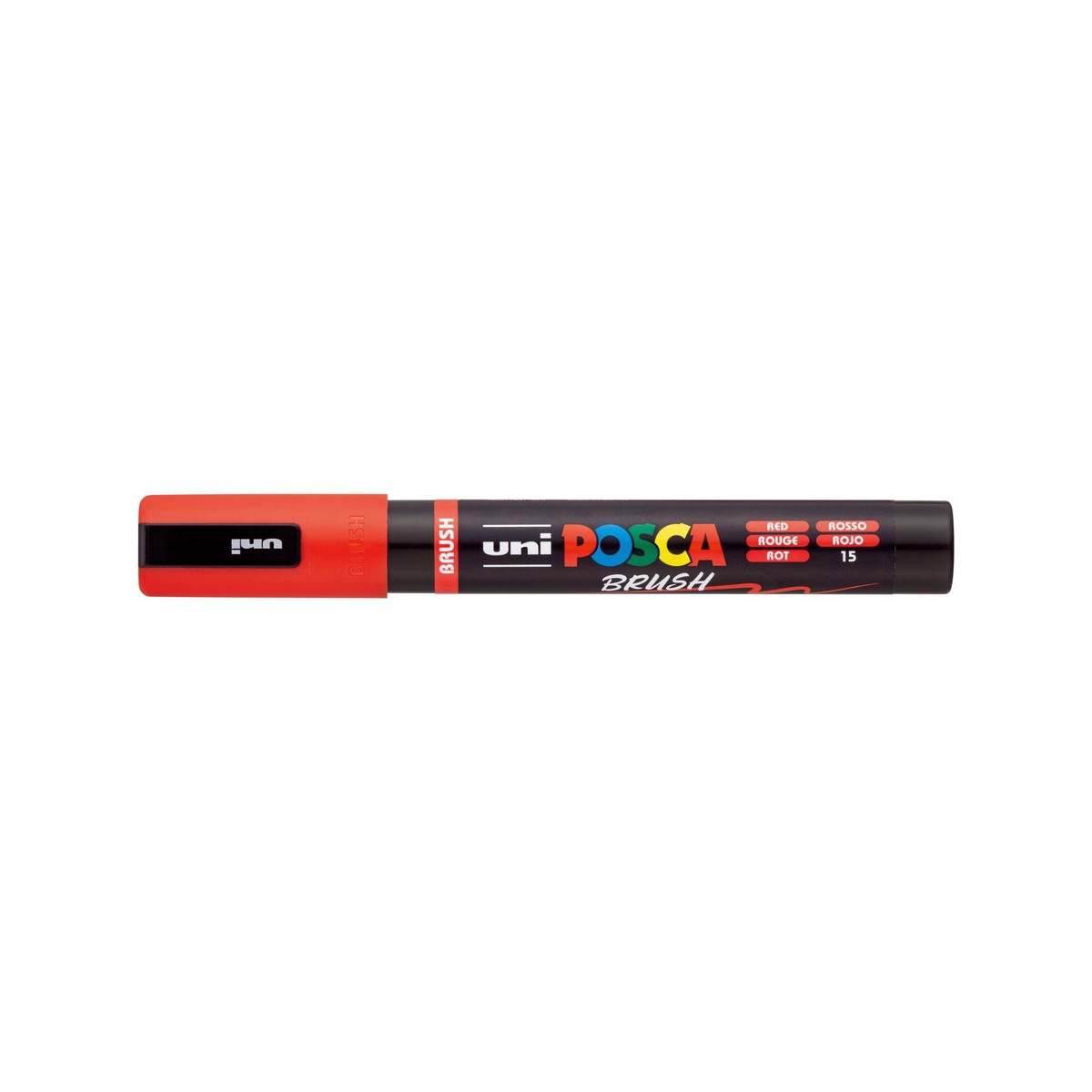 POSCA PC-5BR Paint Marker Medium Brush Tip Red