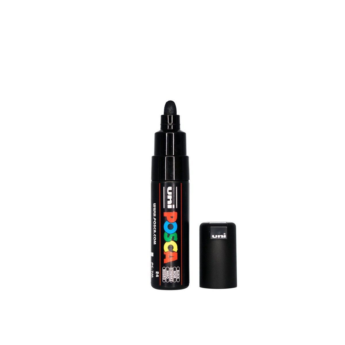 POSCA PC-7M Paint Marker Broad Bullet Tip Black