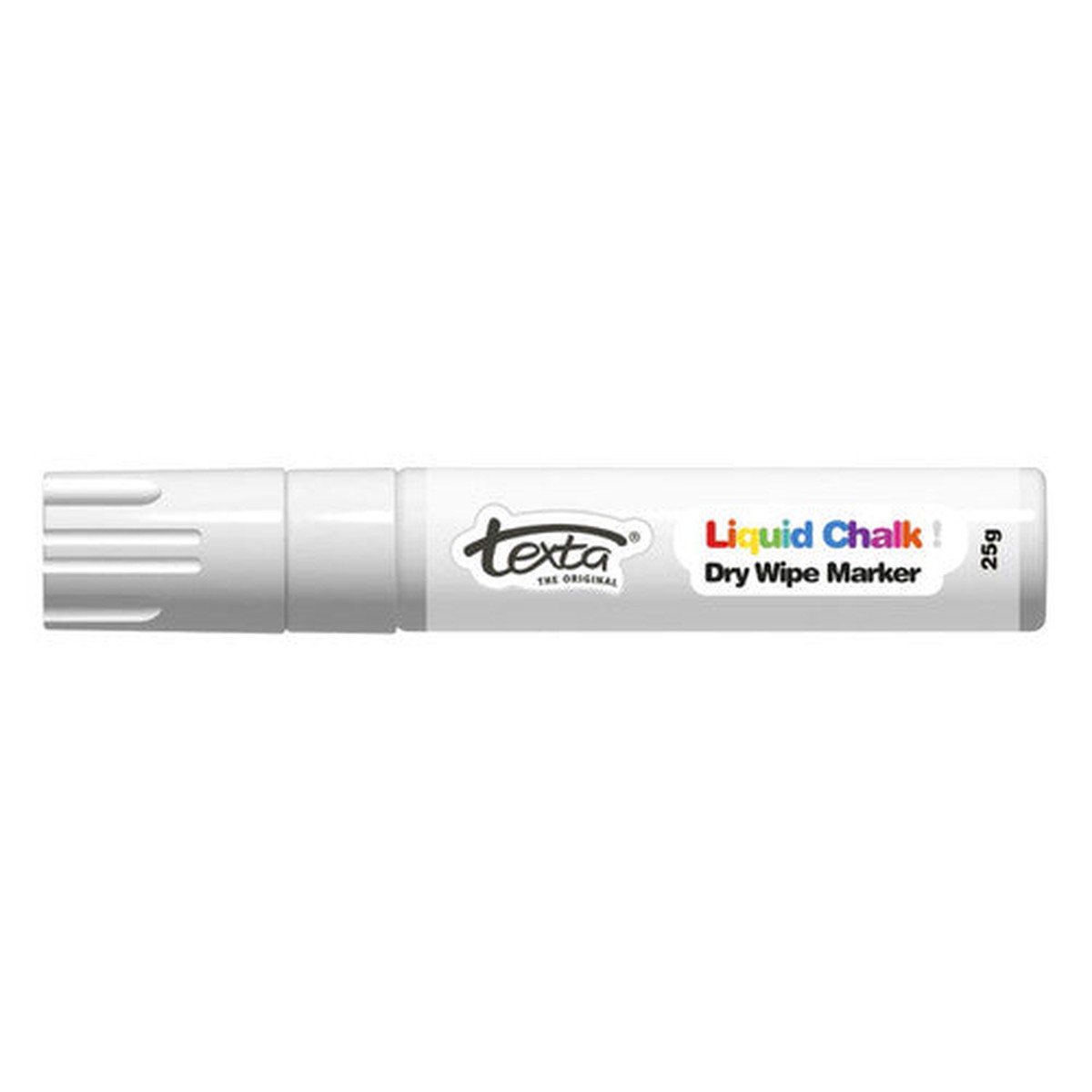 Texta Jumbo Liquid Chalk Marker Chisel Tip White