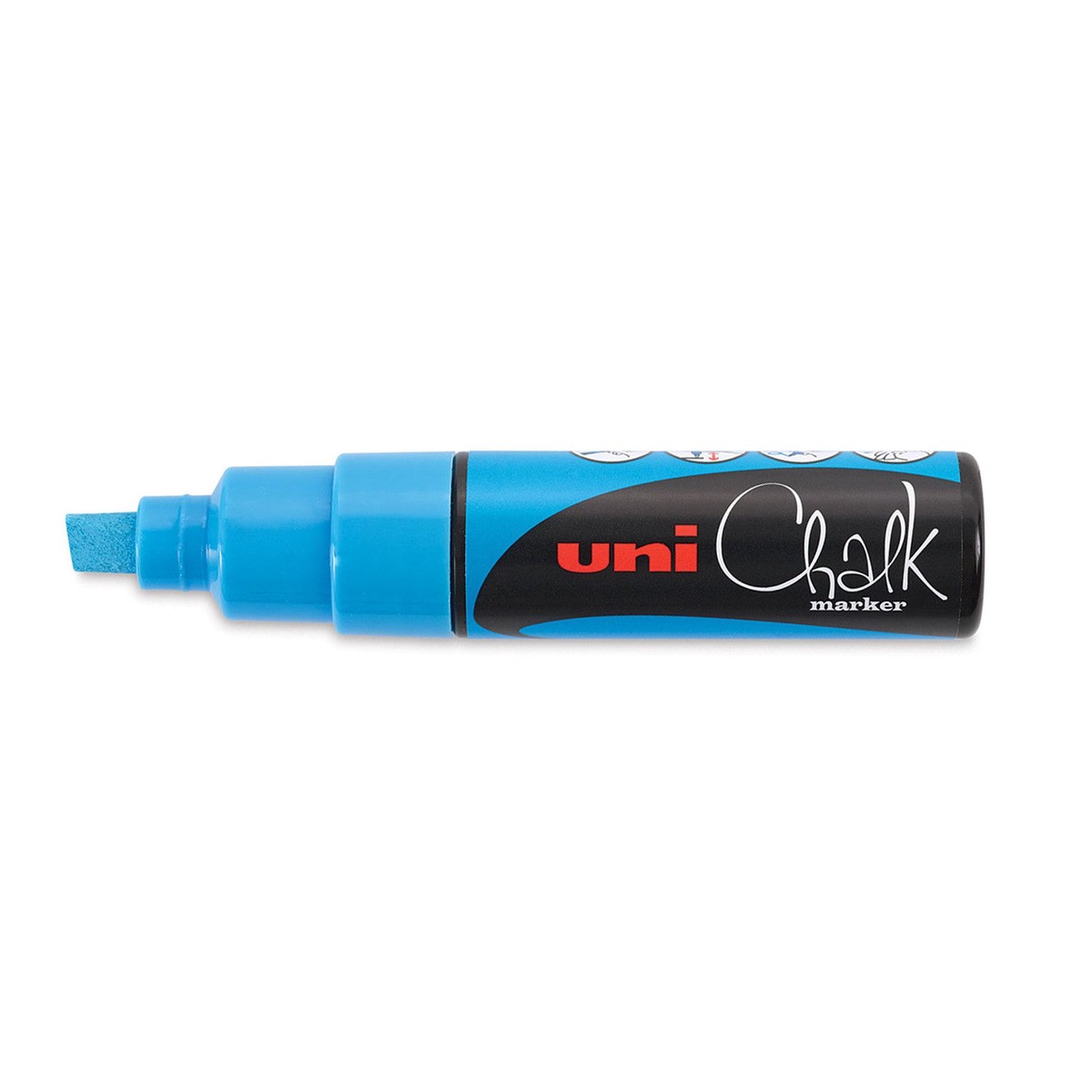 Uni-ball Chalk Marker PWE-8K Chisel Tip 8mm Light Blue