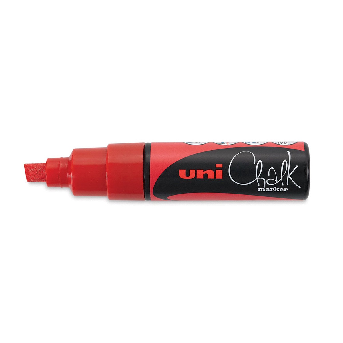 Uni-ball Chalk Marker PWE-8K Chisel Tip 8mm Red