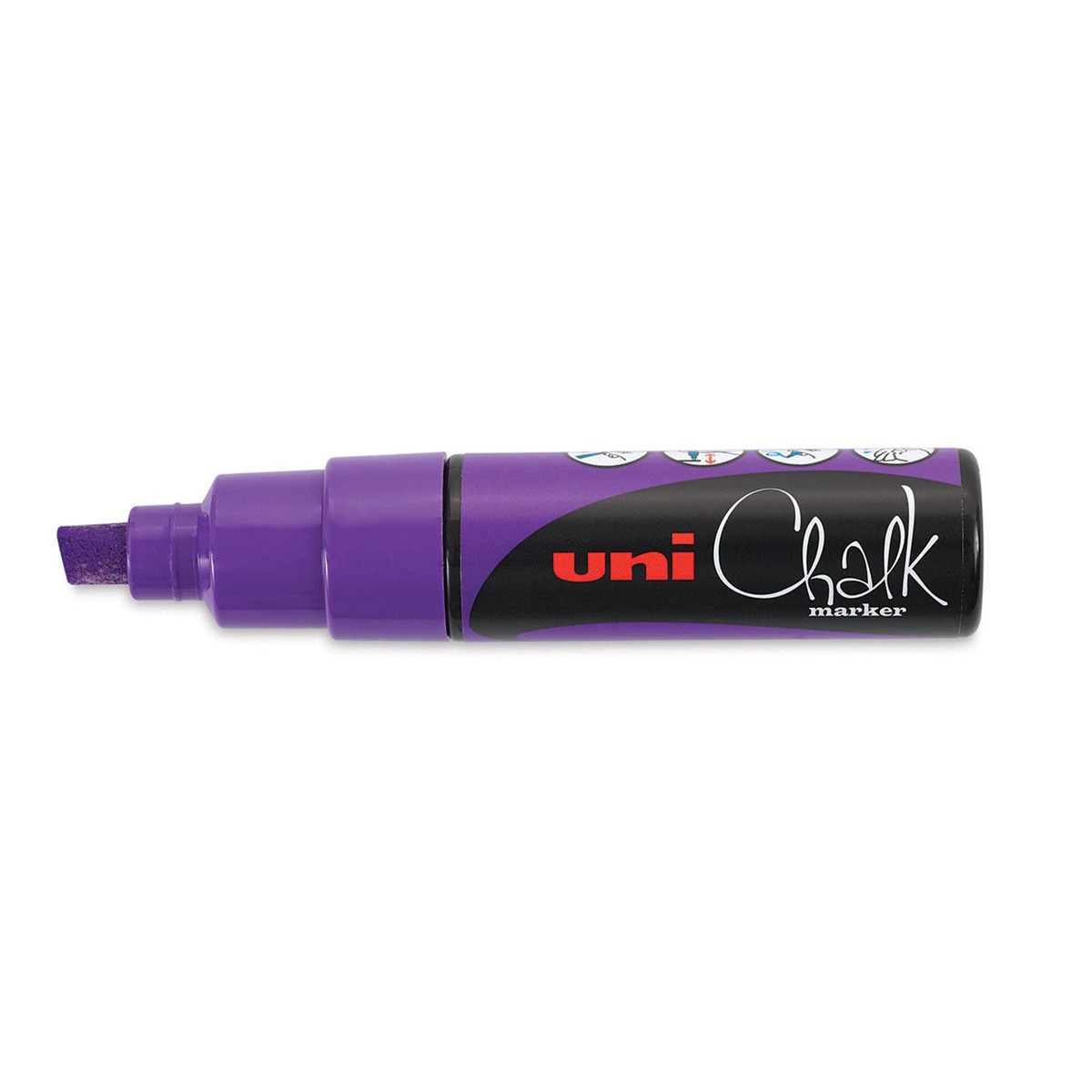 Uni-ball Chalk Marker PWE-8K Chisel Tip 8mm Violet