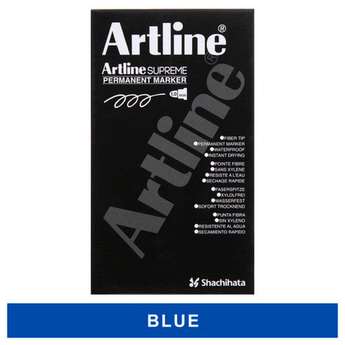 Artline Supreme Permanent Marker Blue Box 12