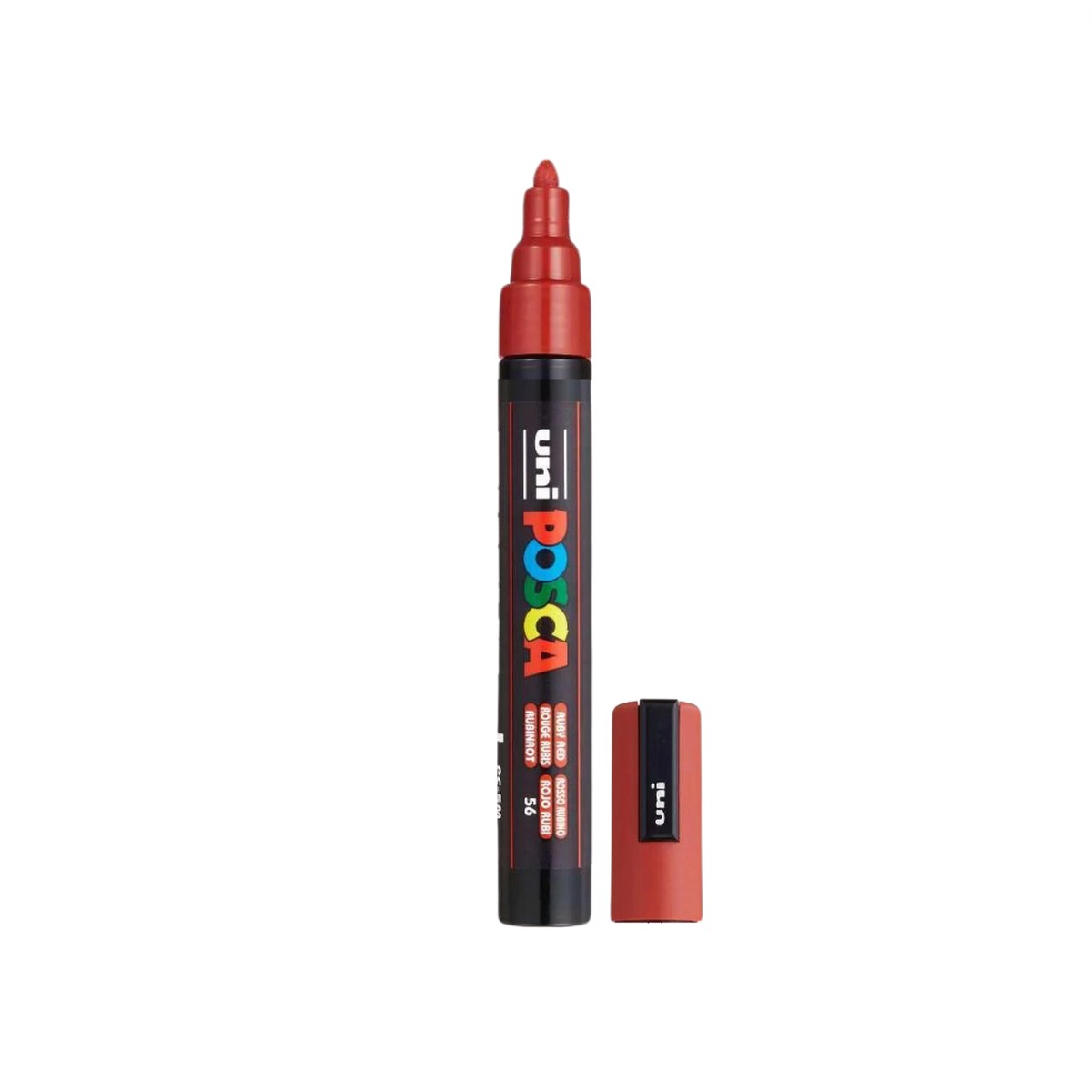 POSCA PC-5M Paint Marker Medium Bullet Tip Ruby Red