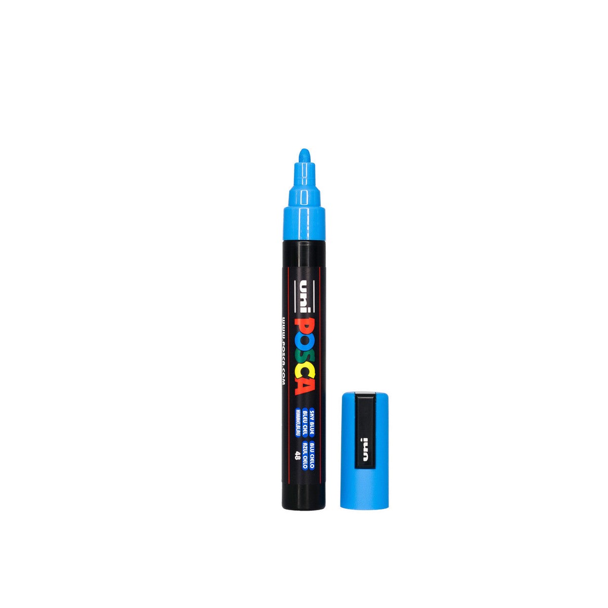 POSCA PC-5M Paint Marker Medium Bullet Tip Sky Blue