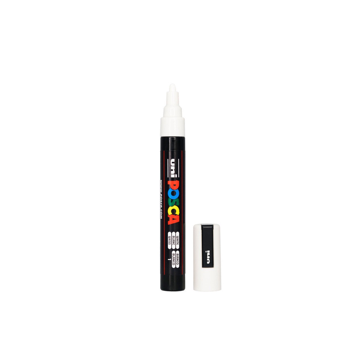 POSCA PC-5M Paint Marker Medium Bullet Tip White
