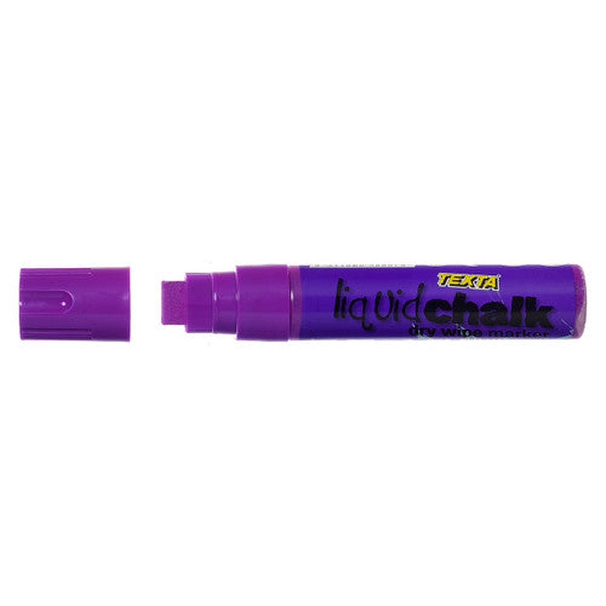 Texta Jumbo Liquid Chalk Marker Dry Wipe Chisel Tip Purple