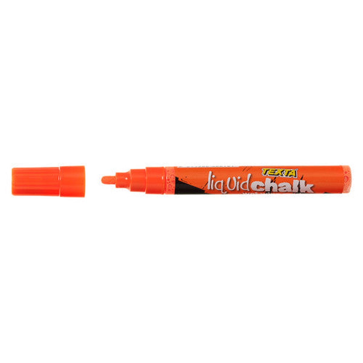 Texta Liquid Chalk Marker Wet Wipe Bullet Tip Orange