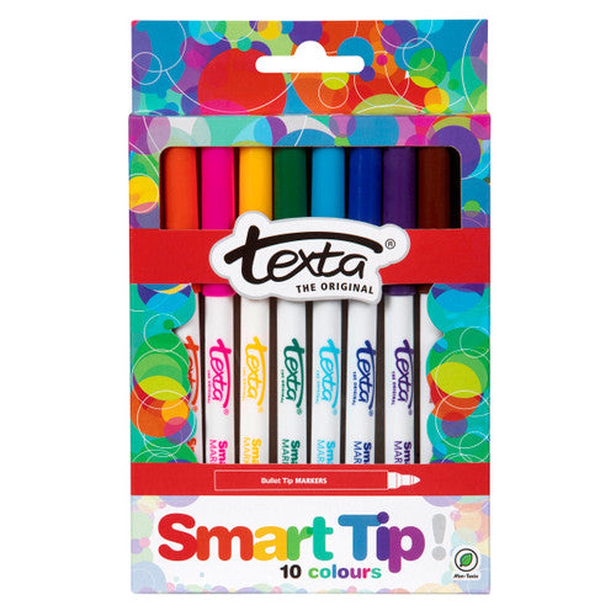 Texta Smart Tip Colouring Markers Assorted Pack of 10