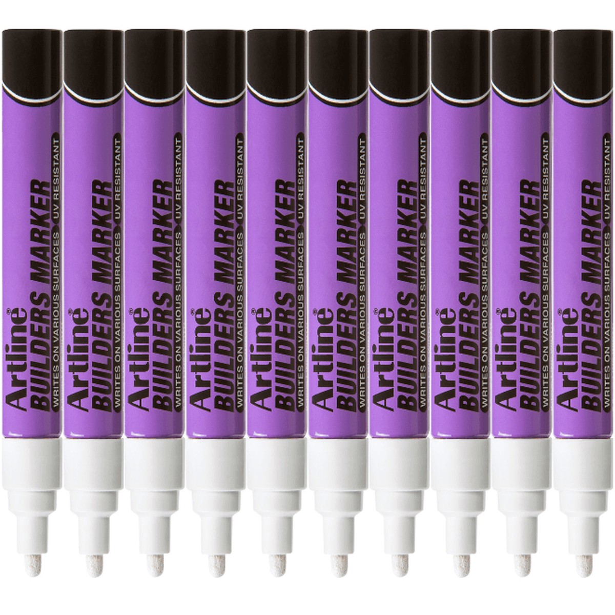 Artline Builders Permanent Marker White Box 10