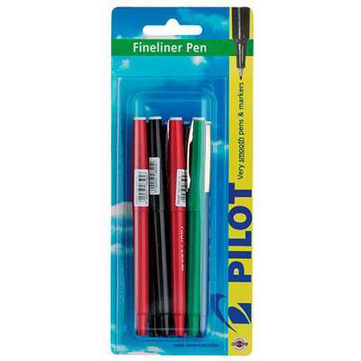 Pilot Fineliner Pen 0.4Mm Assorted Pack 8
