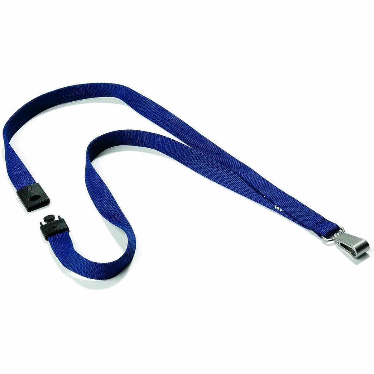 Durable Lanyard Metal Hook Blue Pack 10