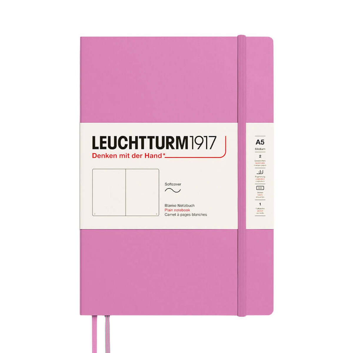 LEUCHTTURM1917 Softcover Notebook Medium Bubblegum