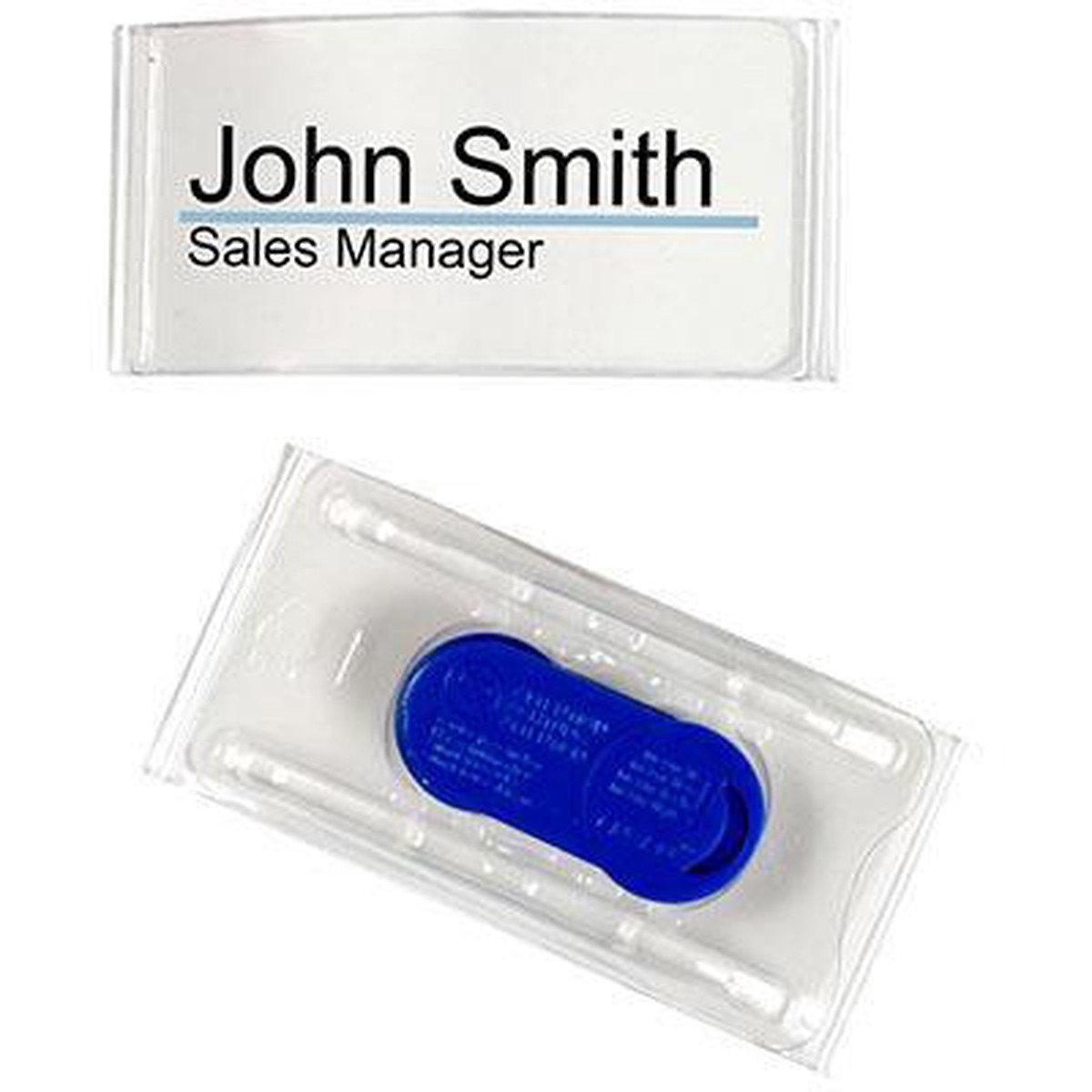 Rexel Name Badge Printable Magnetic Closure Pack 2