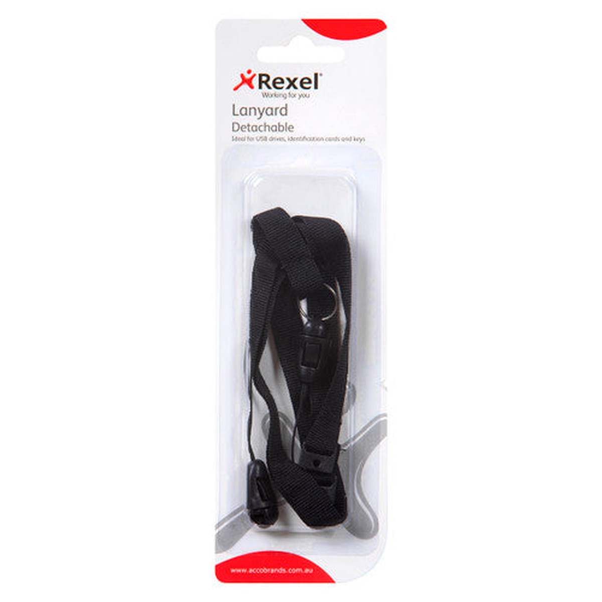 Rexel USB Lanyard Black