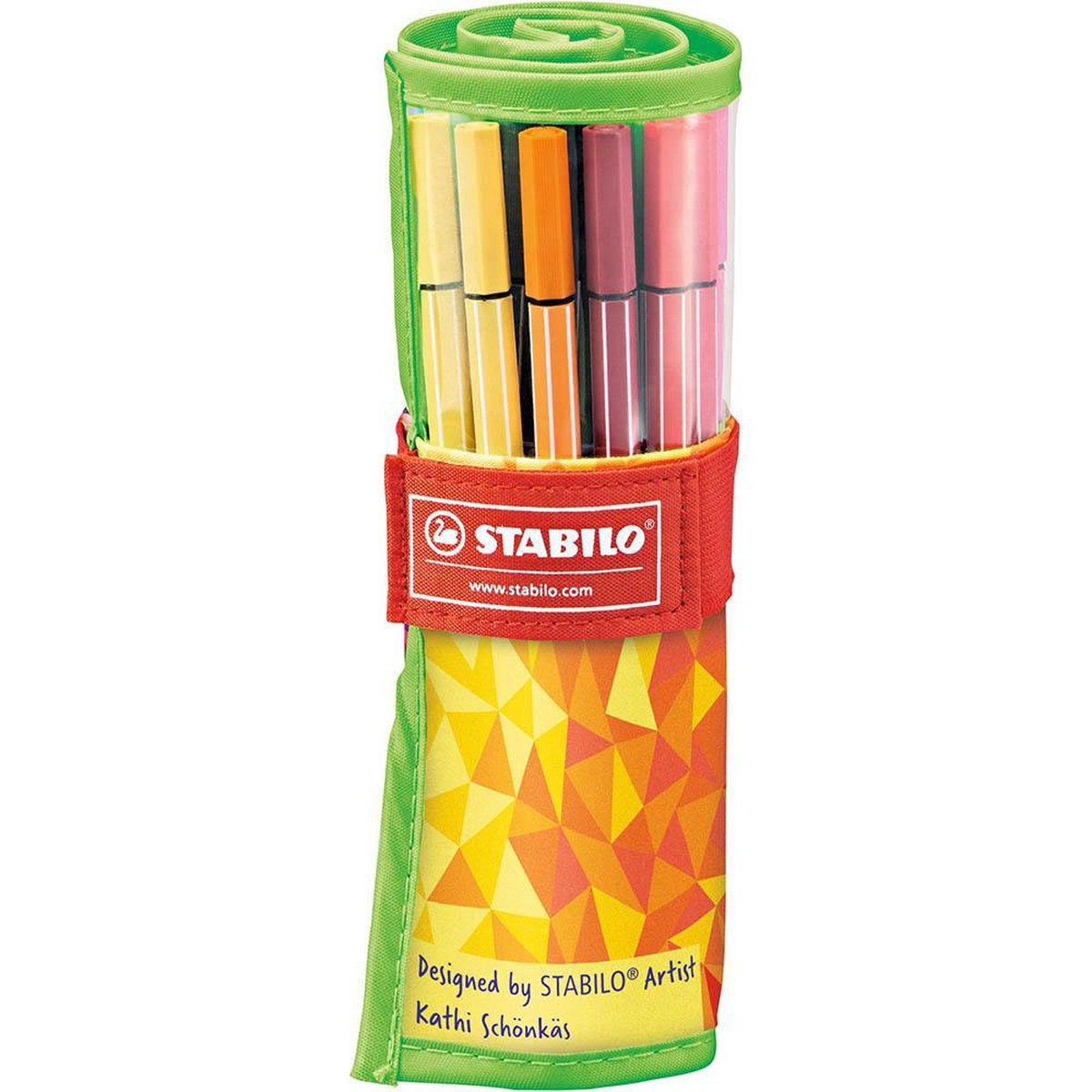 Stabilo 68 Fibre Tip Pen Assorted Rollerset 20