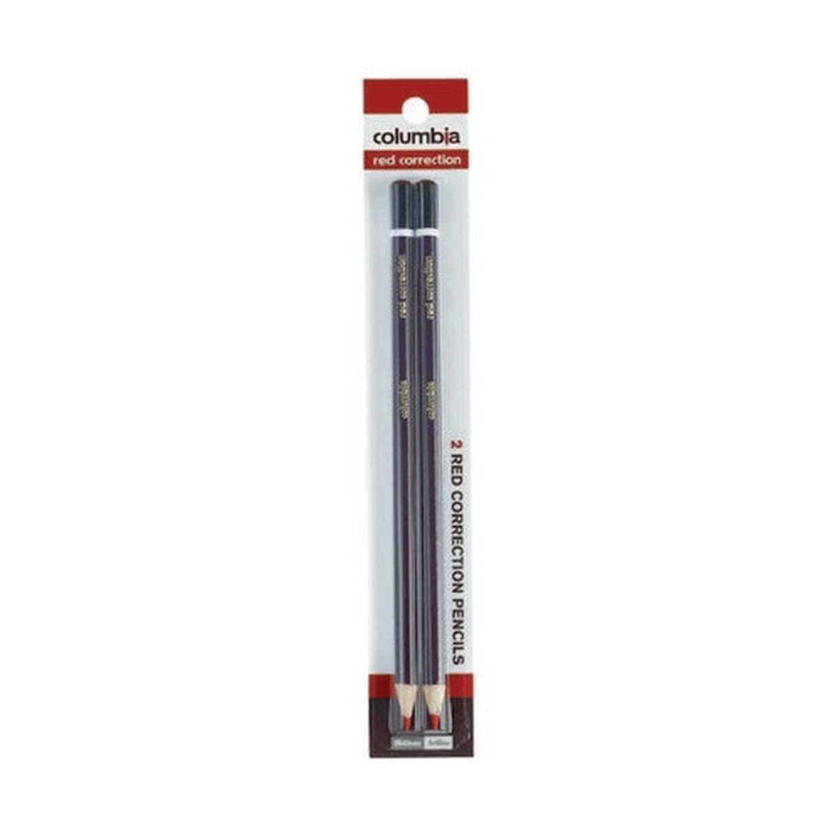 Columbia Red Correction Pencils Round Pack 2