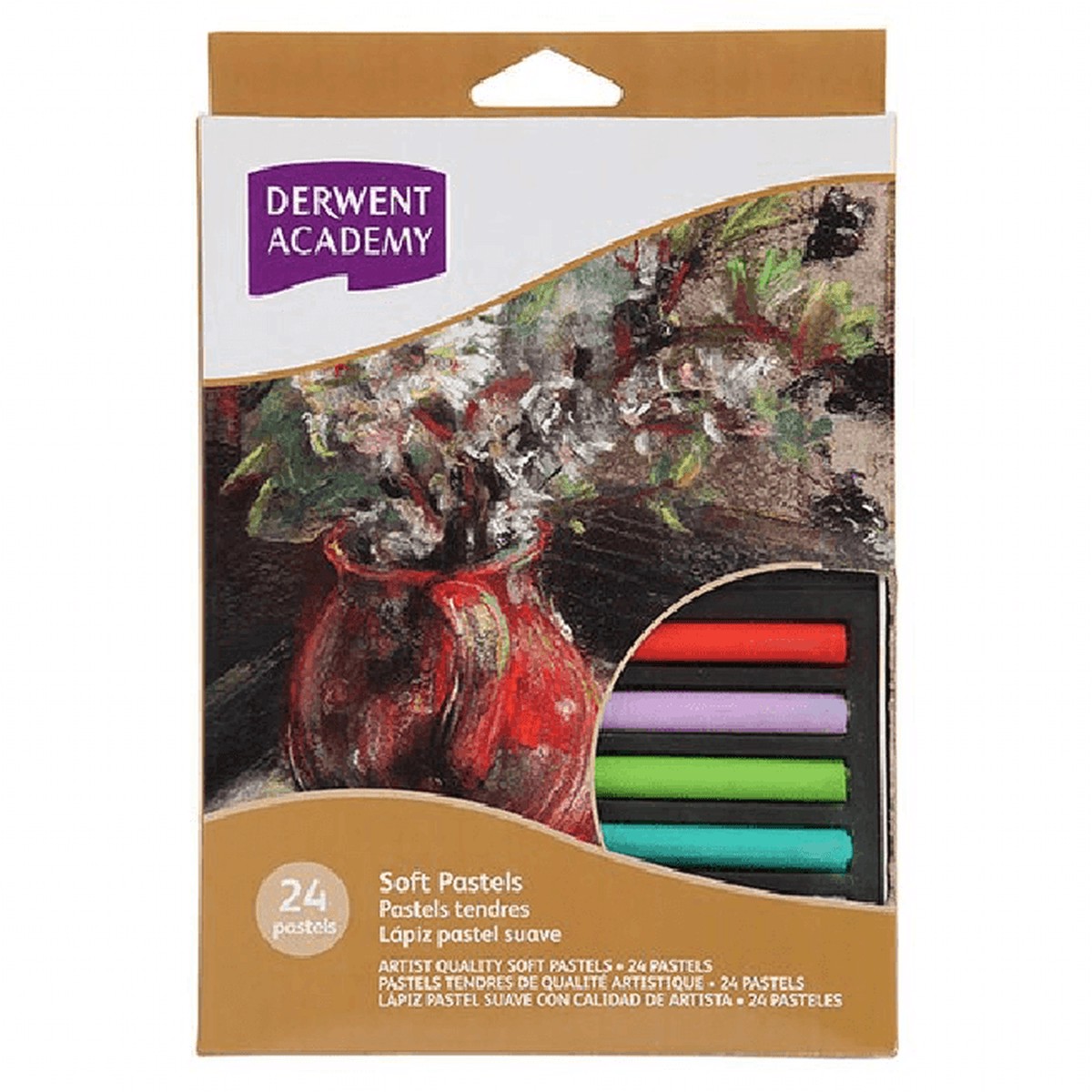 Derwent Academy Soft Pastels Assorted Pack 24
