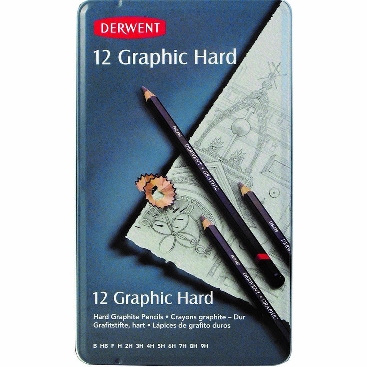 Derwent Graphic Pencil Technical Set Tin 12