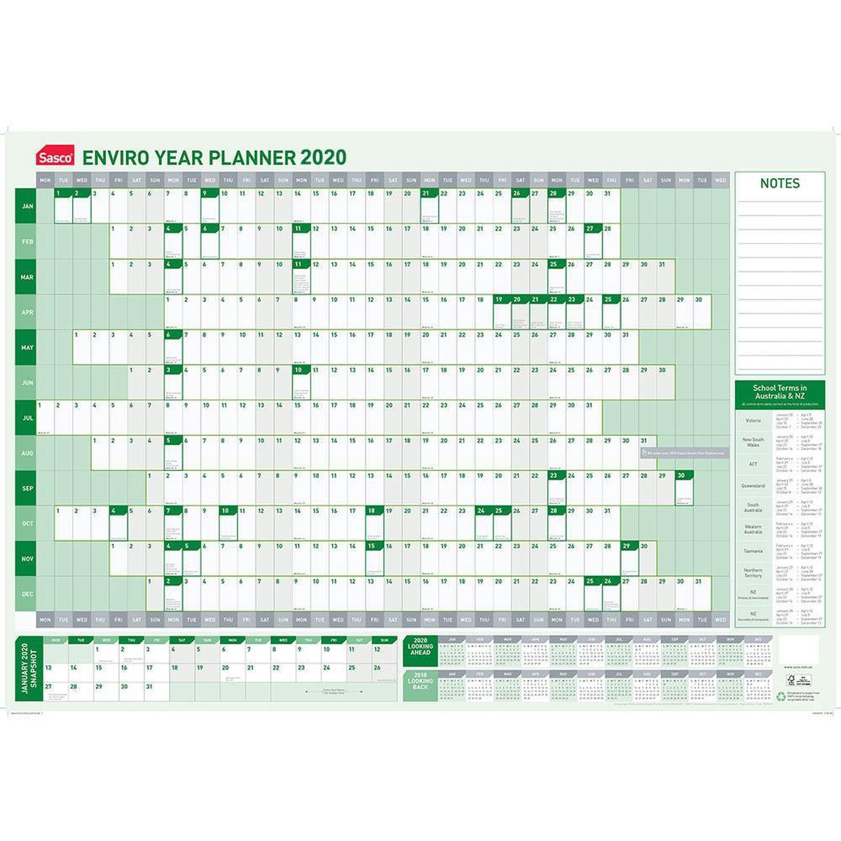 Sasco 2020 Enviro Year Planner And Kit