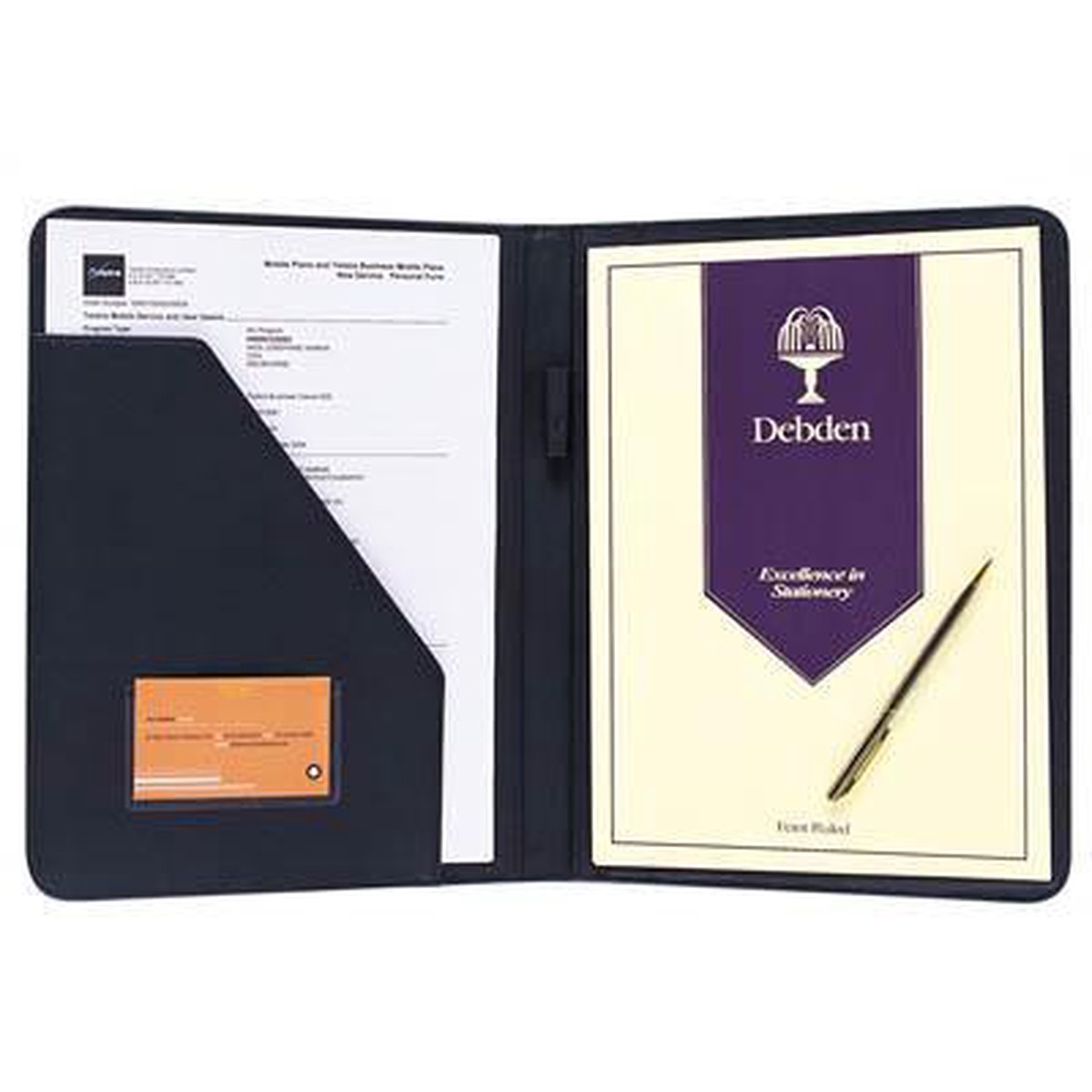 Debden Conference Compendium A4 Pu Black