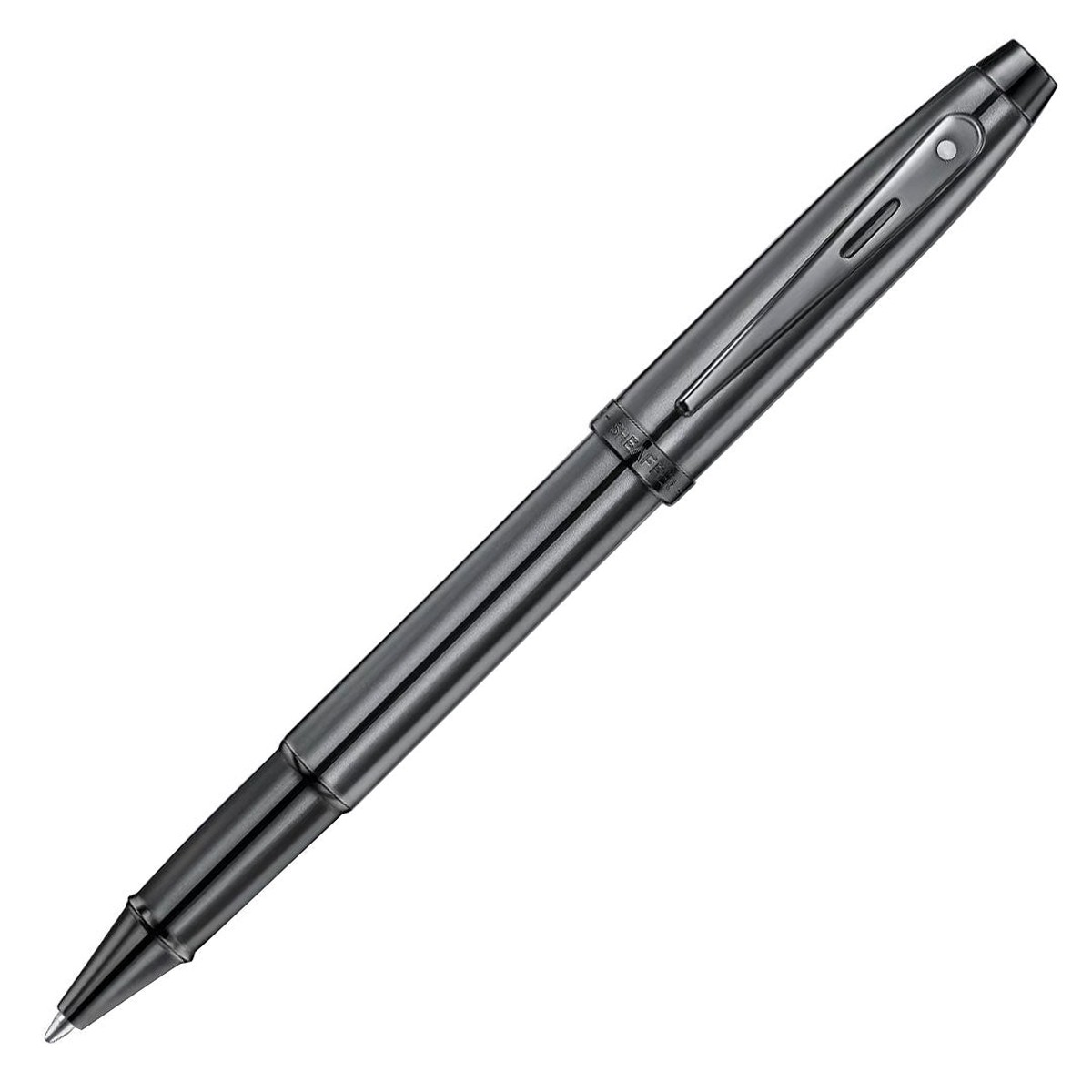 Sheaffer 100 E9375 Rollerball Pen Ionic Grey Gunmetal with PVD Trim