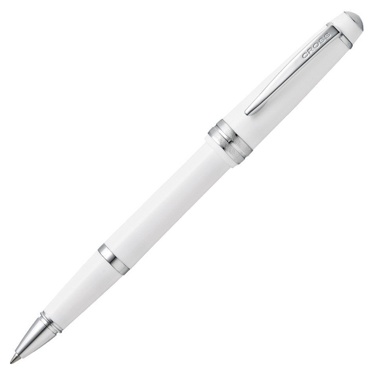 Cross Bailey Light Rollerball Pen White with Chrome Trim