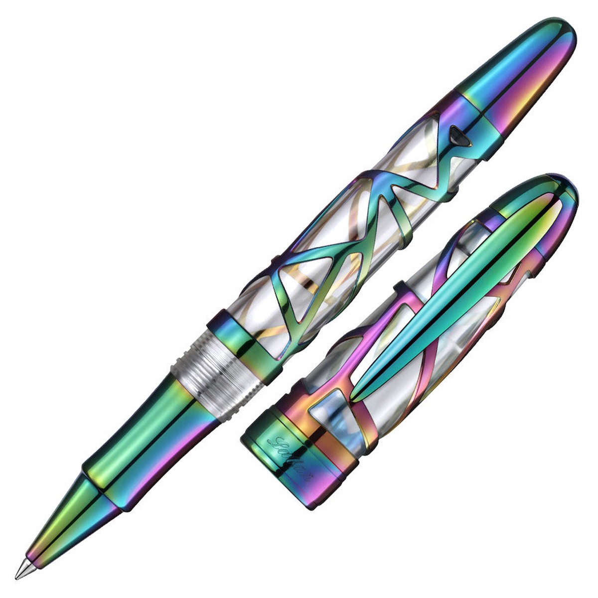 Laban Skeleton Rollerball Pen Rainbow