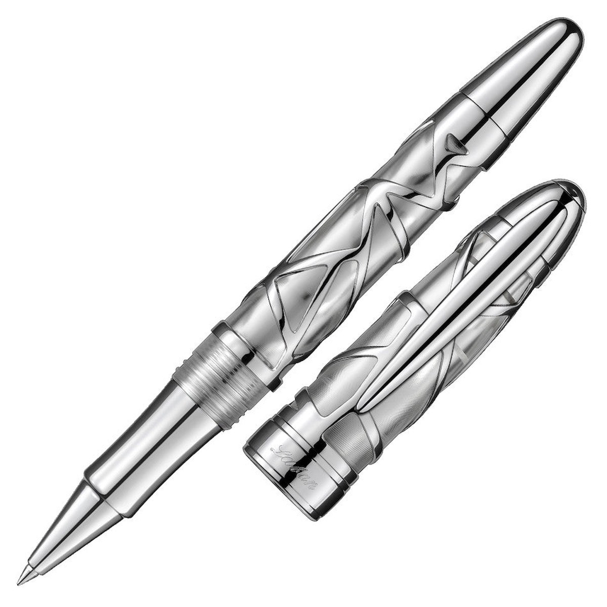 Laban Skeleton Rollerball Pen Silver