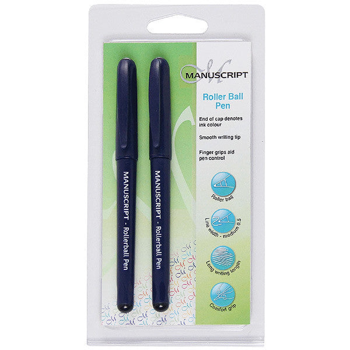 Manuscript Rollerball Pen Twin Pack
