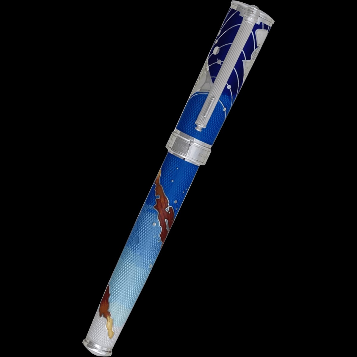David Oscarson Edwin Hubble Rollerball Pen – Stratospheric Blue