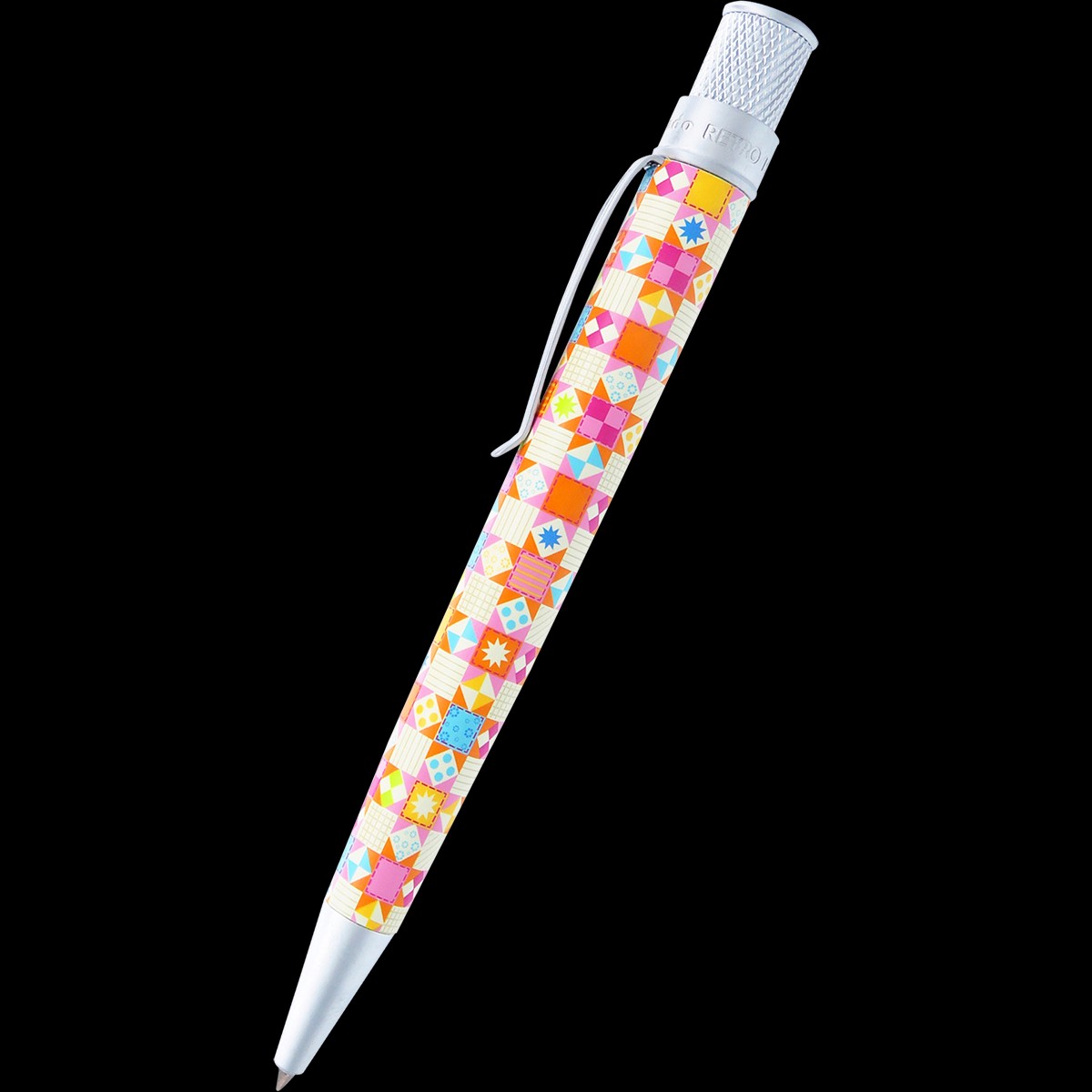 Retro 51 Tornado Rollerball Pen – Vintage Metalsmith – Patchwork